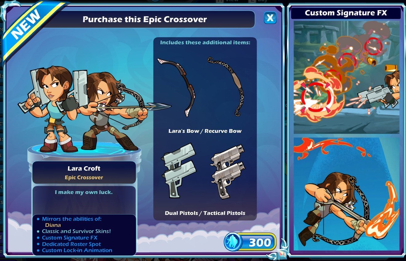 Brawlhalla - Lara Croft csomag