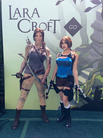 Lara Croft GO panel