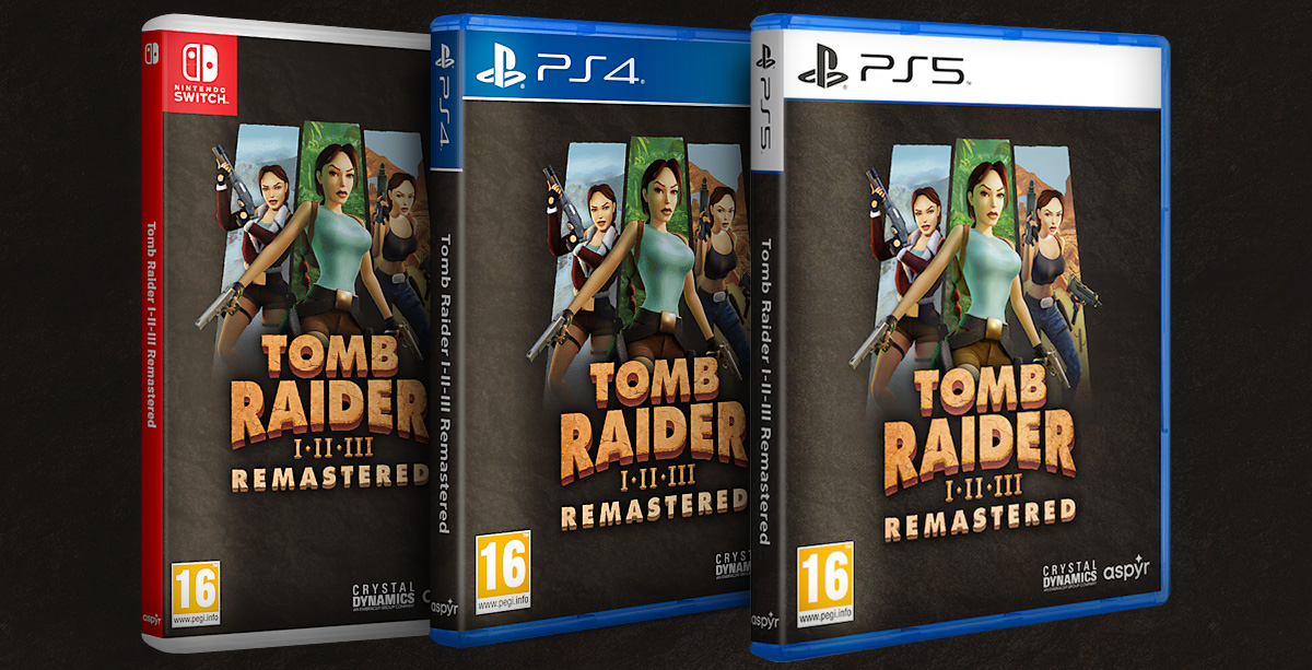 Tomb Raider I-III Remastered Starring Lara Croft - Alap változatok